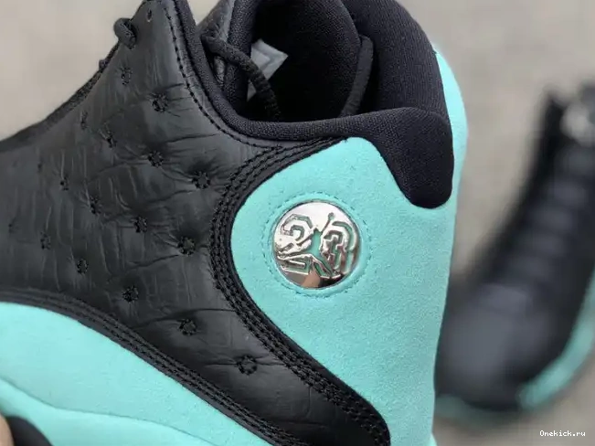 One Kick Black Air 13 Jordan Green 414571-030 Retro Island 0527